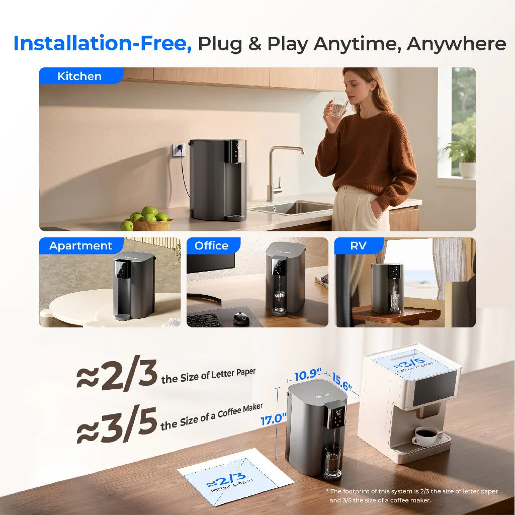 Waterdrop C1H Instant Hot Water Reverse Osmosis System
